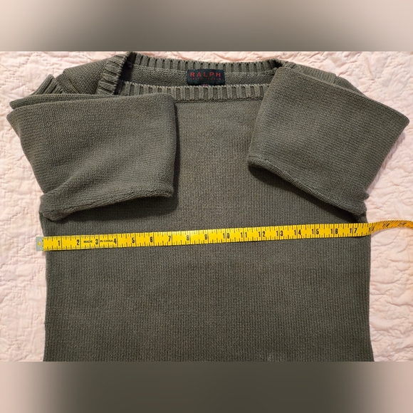 Ralph Lauren Women's Khaki Crew Neck Sweater - Picture 5 of 7